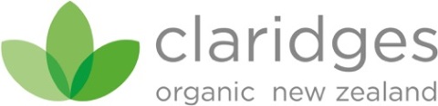 Claridges Organic New Zealand